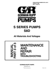 GORMAN-RUPP S8D Series Manual