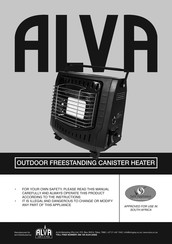 alva outdoor freestanding canister heater