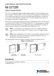 National Instruments 5772R User Manual And Specifications