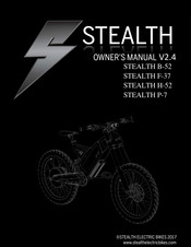 Stealth H-52 Owner's Manual
