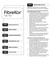 PENTRON FibreKor Instructions For Use Manual