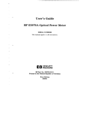 HP E5970A User Manual