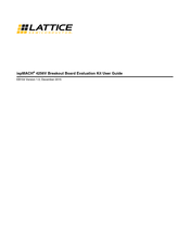 Lattice Semiconductor ispMACH 4256V User Manual