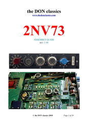 The Don Classics 2NV73 Assembly Manual