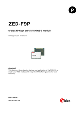 U-Blox ZED-F9P Integration Manual