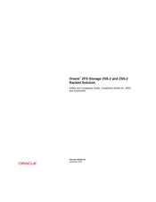 Oracle ZS5-2 Racked Safety And Compliance Manual