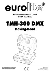EuroLite TMH-300 DMX User Manual