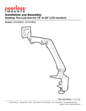 Peerless Mounts LCT-A1B1C Installation And Assembly Manual