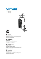 Jula KAYOBA 003-152 Operating Instructions Manual