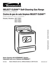 Kenmore SELECT CLEAN 665.75822 Use & Care Manual