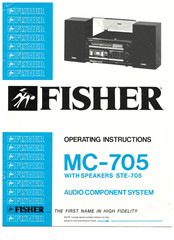 Fisher MC-705 Operating Instructions Manual
