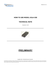 NAL A3LA-IGS Technical Note