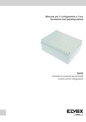 Vimar Elvox ECP2 Connection And Operating Manual