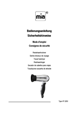 MIA HT 2253 Manual