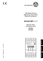 IFM Electronic ecomat 200 FD-2 Operating Instructions Manual