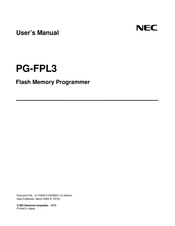 Nec PG-FPL3 User Manual