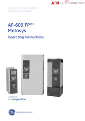 GE AF-600 FP Metasys Operating Instructions Manual