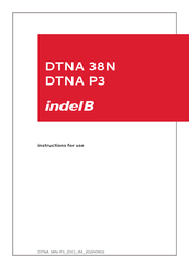 Indel B DTNA 38N Instructions For Use Manual