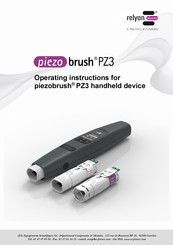 TDK reylon plasma piezobrush PZ3 Operating Instructions Manual
