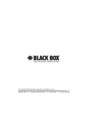 Black Box AVS1000 Manual