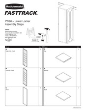 Rubbermaid FASTTRACK 7W96 Manual
