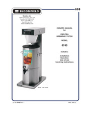Bloomfield 8740 Owner's Manual