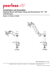 peerless-AV LCT620A Installation And Assembly Manual