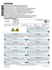 Siemens 3TA2JG600PT Operating Instructions Manual