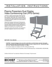 CHIEF PPD2000 Installation Instructions Manual