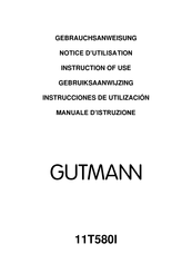 GUTMANN 11T580I Instructions Of Use