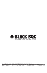 Black Box ServMaster Terminator Manual