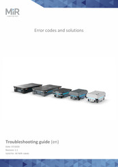 Mobile Industrial Robots MiR Series Troubleshooting Manual