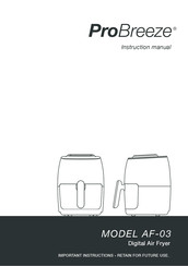 ProBreeze AF-03 Instruction Manual