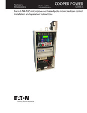 Eaton COOPER POWER NOVA NX-T-16 Installation And Operation Instructions Manual