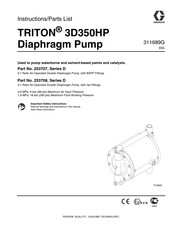 Graco TRITON 3D350HP Instructions-Parts List Manual