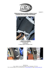 R&G RAD0171 Fitting Instructions Manual