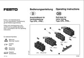 Festo CPE14-PRS-EP Operating Instructions Manual