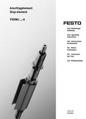 Festo YSRWJ A Series Operating Instructions Manual