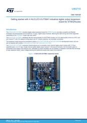 ST X-NUCLEO-OUT08A1 User Manual