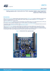 ST X-NUCLEO-OUT10A1 User Manual