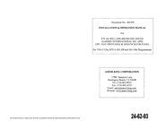 Ameri-King AK-950 Series Installation & Operation Manual