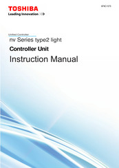 Toshiba nv Series Instruction Manual