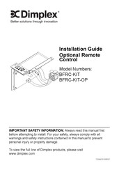 Dimplex BFRC-KIT Installation Manual