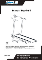 ProGear 3005 Owner's Manual