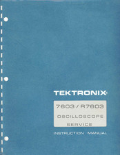 Tektronix 7603 Instruction Manual