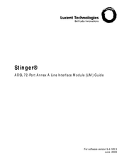Lucent Technologies Stinger Manual