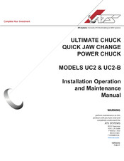 ATS ULTIMATE CHUCK UC2-B Installation, Operation And Maintenance Manual