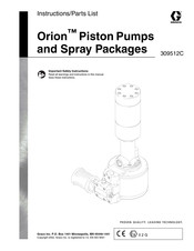 Graco Orion 245934 Instructions-Parts List Manual