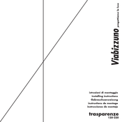 Viabizzuno Trasparenze F9.168.58.L.B Installing Instructions