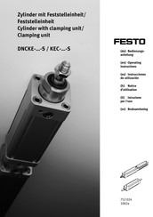 Festo DNCKE S Series Operating Instructions Manual